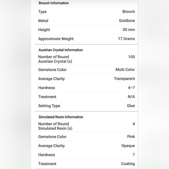 Austrian Crystal Christmas Mouse Brooch - Picture 10 of 10